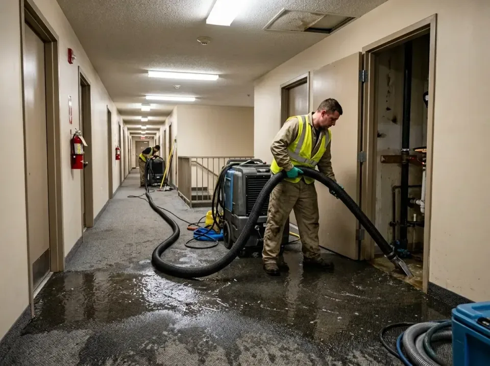 multi-unit-apartment-hallway-f-005 — frequently asked questions, Emergency Burst Pipe Water Extraction & Removal in Minot AF…